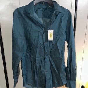 Perry Ellis Men's Blue Dress Shirt